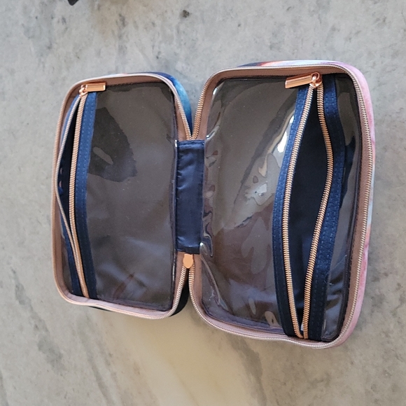 MY Tagalongs Network Case NWT, agate print with rose gold zippers! - Picture 5 of 7